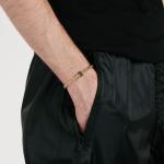 FOPE - Solo Flex'it Armband mit drei Rondellen und schwarzem Pavébesatz