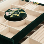WOLF - Zoe Large Jewellery Box Forest Green
