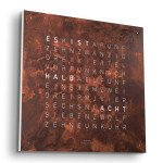 Qlocktwo - FRONTCOVER EARTH 45 CREATOR´S EDITION RUST