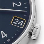 NOMOS Glashütte - Minimatik 39 Datum blau