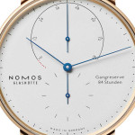 NOMOS Glashütte - Lambda 39 Roségold mit gebläuten Zeigern
