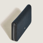 Montblanc - Mittelgroße Continental-Brieftasche 12 cc mit Reißverschluss aus Sartorial Leder