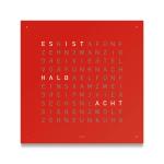 Qlocktwo - CLASSIC EDITION RED PEPPER WAND-/TISCHUHR