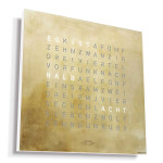 Qlocktwo - EARTH 45 CREATOR'S EDITION SILVER & GOLD 