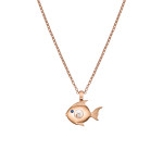 Chopard - Happy Diamonds Fish Anhänger mit Halskette