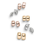 IsabelleFa - Ohrclips "Tonneau 30" Pavé