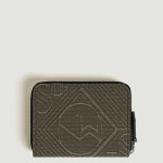 Montblanc - Mini Brieftasche 2 cc mit Reißverschluss aus 4810 Jacquard