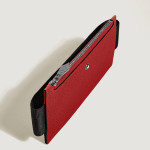 Montblanc - Etui für 2 Schreibgeräte mit elastischem Band aus Sartorial Leder