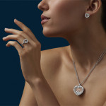 Chopard - Happy Diamonds Icons Joaillerie Anhänger mit Halskette