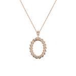 Chopard - L'Heure du Diamant Marquise Anhänger mit Halskette