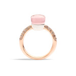 Pomellato - Nudo Rosenquarz kleiner Ring