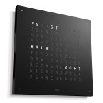 Qlocktwo - EARTH 45 EDITION BLACK PEPPER 