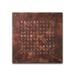 Qlocktwo - FRONTCOVER EARTH 45 CREATOR´S EDITION RUST