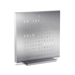 Qlocktwo - EARTH 13.5 FULL METAL 