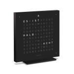 Qlocktwo - EARTH 13.5 DEEP BLACK 