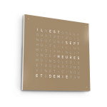 Qlocktwo - EARTH 45 EDITION HAZELNUT 