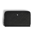 Montblanc - Mittelgroße Continental-Brieftasche 12 cc mit Reißverschluss aus Sartorial Leder