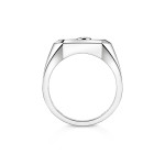 Messika - Move Titanium Naturel Siegelring mit Diamanten