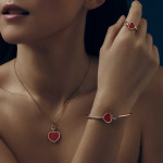 Chopard - Happy Hearts Anhänger mit Halskette