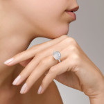 Pomellato - Ring Nudo Milky Petit