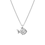 Chopard - Happy Diamonds Fish Anhänger mit Halskette