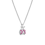 Chopard - Happy Diamonds Marienkäfer Anhänger mit Halskette