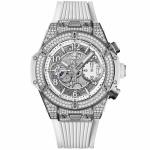 Hublot - Big Bang Unico Titanium White Pavé