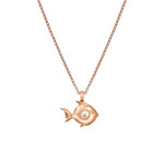 Chopard - Happy Diamonds Fish Anhänger mit Halskette