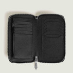 Montblanc - Mittelgroße Continental-Brieftasche 12 cc mit Reißverschluss aus Sartorial Leder