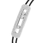 Messika - Move Titanium XL Armband mit Schnur