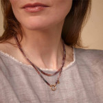 Bron - Edelstein Halskette