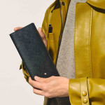 Montblanc - Längliche Brieftasche 14 cc mit Reißverschluss aus Sartorial Leder