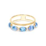 Nanis - Dancing Azure Ring
