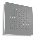 Qlocktwo - EARTH 45 EDITION GREY PEPPER 