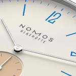 NOMOS Glashütte - Tangente 38 Datum Schulhausweiß 