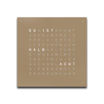 Qlocktwo - FRONTCOVER EARTH 45 HAZELNUT