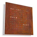 Qlocktwo - EARTH 45 CREATOR'S EDITION RUST 