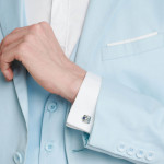 FOPE - Vendôme Manschettenknöpfe mit Saphir