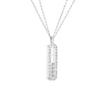Chopard - Happy Diamonds Icons Joaillerie Anhänger mit Halskette