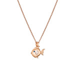 Chopard - Happy Diamonds Fish Anhänger mit Halskette