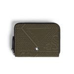 Montblanc - Mini Brieftasche 2 cc mit Reißverschluss aus 4810 Jacquard
