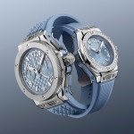 Hublot - Big Bang One Click Steel Coal Blue Diamonds