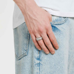 FOPE - Bubble Ring mit Pavé-Diamanten