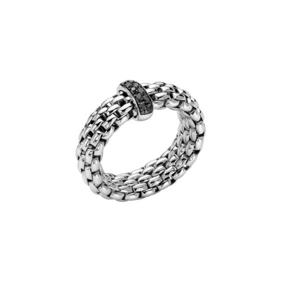 FOPE - Vendôme Flex'it Ring mit schwarzen Diamanten