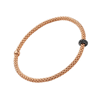 FOPE - Prima Flex'it Armband mit schwarzen Diamanten
