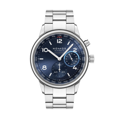 NOMOS Glashütte - Club Sport Neomatik Weltzeit blau