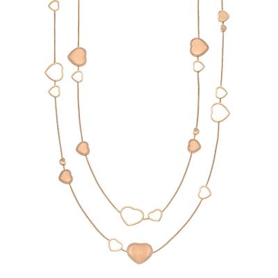 Chopard - Happy Hearts Golden Hearts Halskette
