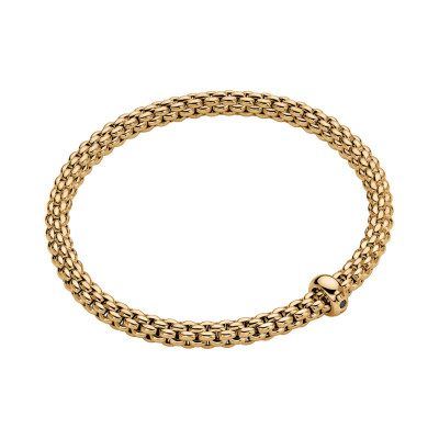 FOPE - Solo Flex'it Armband mit schwarzen Brillanten