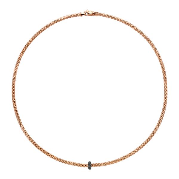 FOPE - Prima Halskette mit schwarzen Diamanten