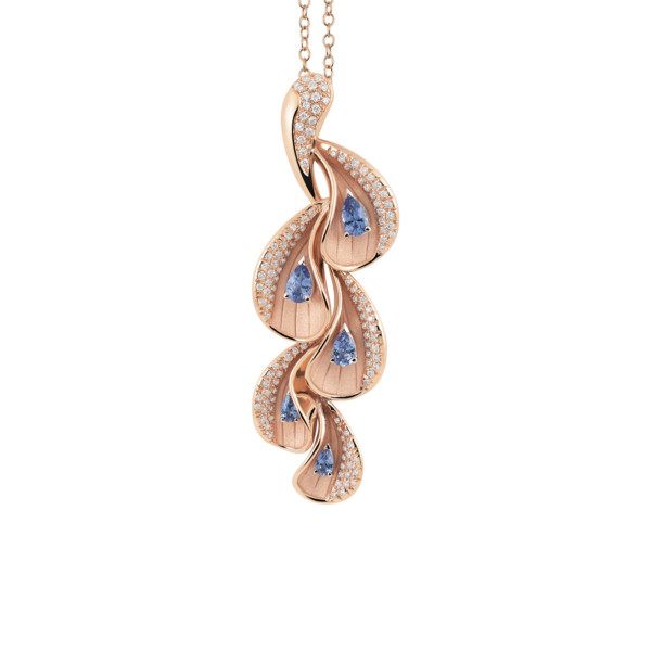 Annamaria Cammilli - Moon Drops Anhänger mit Halskette